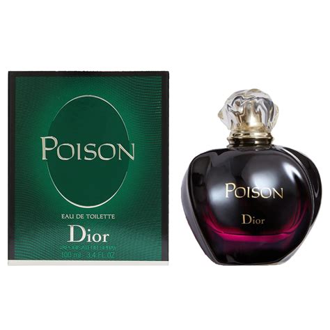 poison perfume red bottle.